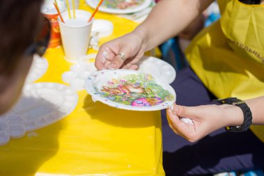 Kiev 'deki çocuklar için yaratıcı yüksek lisans dersleri. Park adını Taras Shevchenko 'dan almıştır.