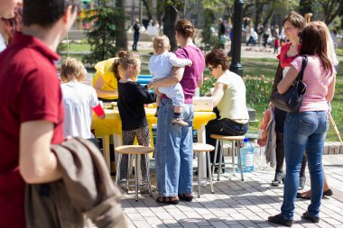 Kiev 'deki çocuklar için yaratıcı yüksek lisans dersleri. Park adını Taras Shevchenko 'dan almıştır.