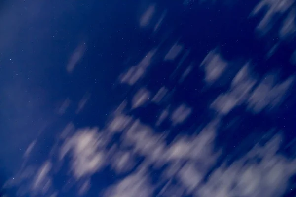 Estrellas Cielo Nocturno Obturador Lento — Foto de Stock
