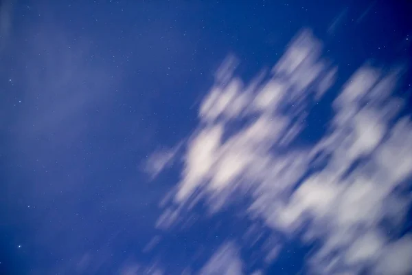 Estrelas Céu Noturno Obturador Lento — Fotografia de Stock