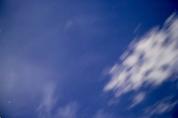 Estrellas Cielo Nocturno Obturador Lento — Foto de Stock