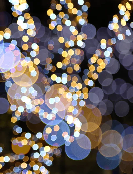 renkli Bokeh ışıkları