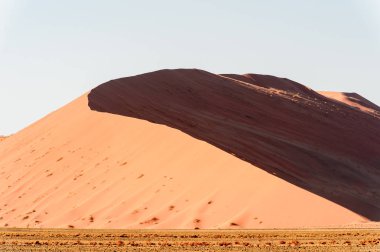 Namibya çölü güzel manzara, Sossuvlei, Afrika.