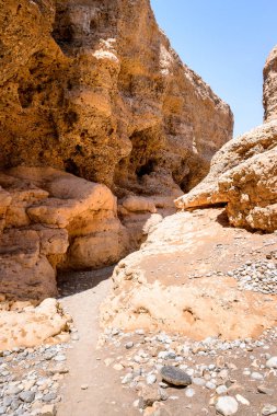 Sesriem Kanyonu, Tsauchab rivier tarafından tortul kaya, Namibya oyulmuş doğal bir kanyon