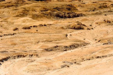 Ay manzarası, Namibya çölü, Afrika