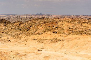 Ay manzarası, Namibya çölü, Afrika