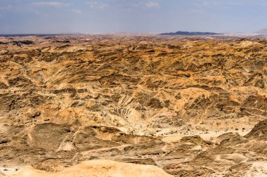 Ay manzara güzel görünümü, Namibya çöl, Afrika