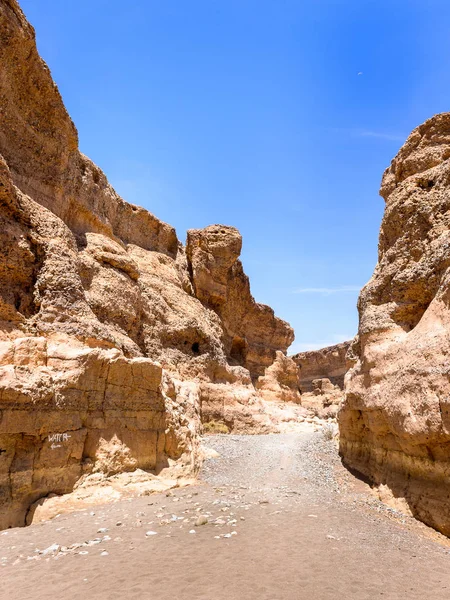 Sesriem Kanyonu Tsauchab Rivier Tarafından Tortul Kaya Namibya Oyulmuş Doğal — Stok fotoğraf