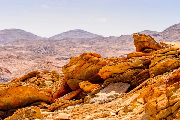 Beautiful landscape of the desert of Namibia