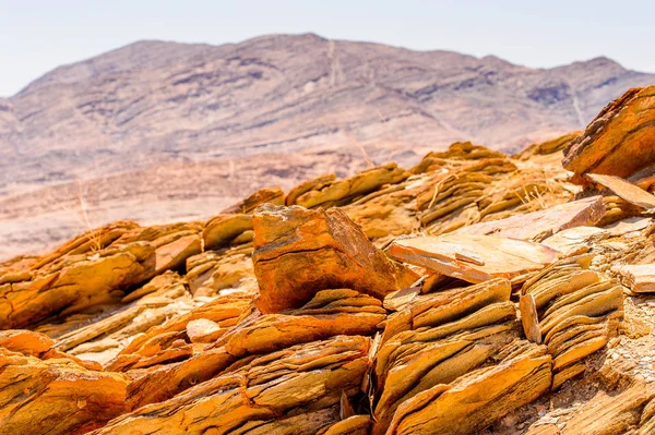 Beautiful landscape of the desert of Namibia