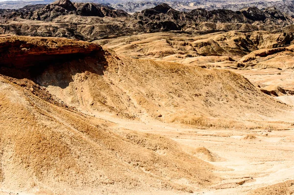 Incredibile Vista Panoramica Sul Paesaggio Lunare Deserto Della Namibia Africa — Foto Stock