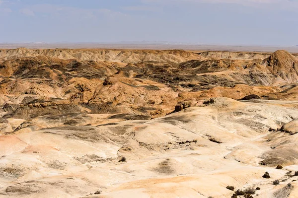 Vue Panoramique Imprenable Sur Paysage Lunaire Désert Namibie Afrique — Photo