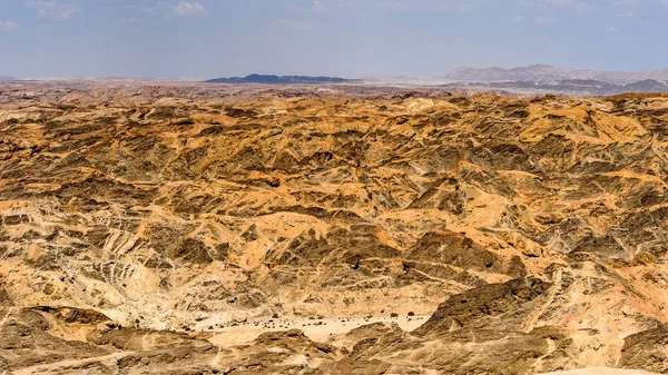 Bella Vista Sul Paesaggio Lunare Deserto Della Namibia Africa — Foto Stock