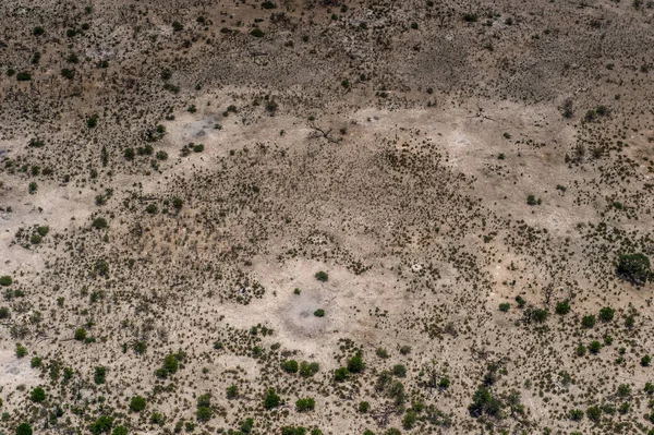 Beautiful Aerial View Okavango Delta Okavango Grassland One Seven Natural — Stock Photo, Image