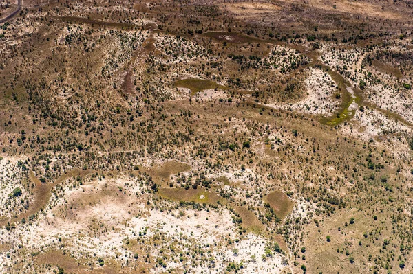 Okavango Delta (Okavango otlak), bir yedi doğal güzellikleri, Afrika, Botswana, havadan görünümü
