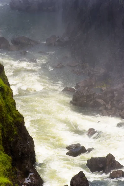 Rio Zambeze Zimbabué Zâmbia — Fotografia de Stock