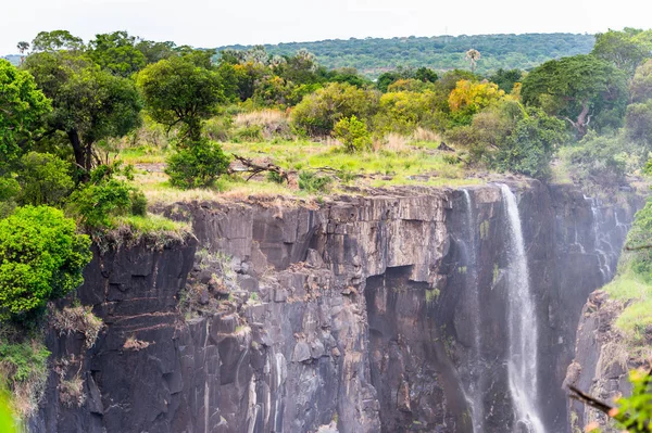 Cataratas Victoria Río Zambezi Zimbabwe Zambia — Foto de Stock