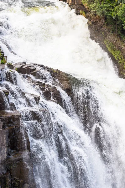 Victoria Falls Zambezifloden Zimbabwe Och Zambia — Stockfoto