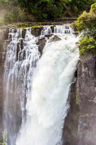 Victoria Falls Zambezifloden Zimbabwe Och Zambia — Stockfoto