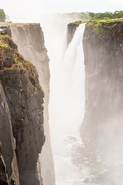 Victoria Şelalesi, Zambezi Nehri, Zimbabve ve Zambiya manzaralı