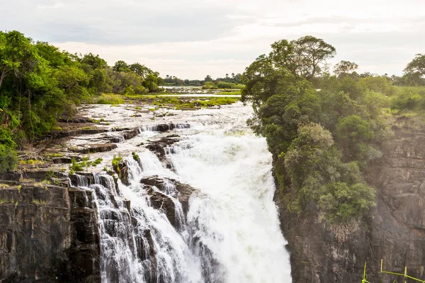 Amazing Victoria Falls Rzeka Zambezi Zimbabwe Zambia — Zdjęcie stockowe