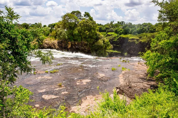 Zambezi River Victoria Falls Boarder Zambia Zimbabwe Unesco World Heritage — Stock Photo, Image