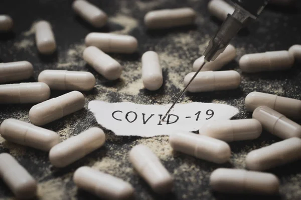 Coronavirus vaccine. China has created a vaccine against coronavirus COVID-19 — Stock Fotó