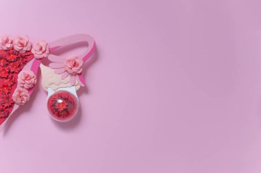 Endometrik yumurtalık kistinin yaratıcı konsepti. Metin için alanı kopyala