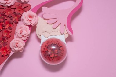 Endometrik yumurtalık kistinin yaratıcı konsepti. Metin için alanı kopyala