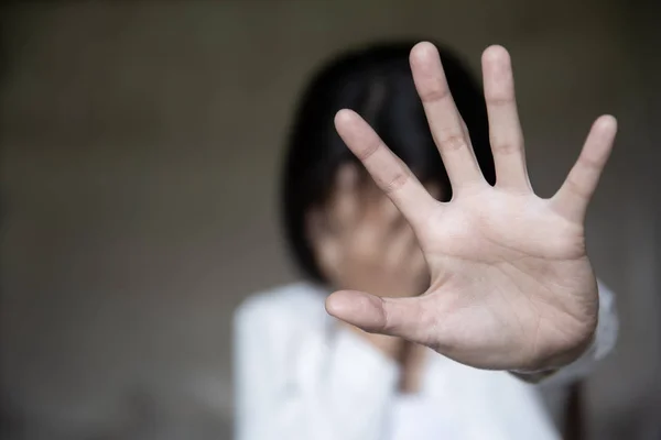 Fermare le molestie sessuali e la violenza contro le donne, stupro e sessualità — Foto Stock