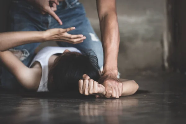 Concepto Violación Abuso Sexual Detener Acoso Sexual Violencia Contra Las — Foto de Stock