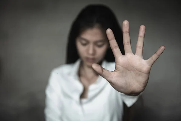 Прекратить Сексуальные Домогательства Насилие Отношении Женщин Изнасилования Сексуальное Насилие Концепцию — стоковое фото
