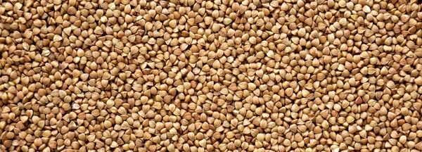 Uncooked Dry Roasted Buckwheat texture — Stock Photo, Image