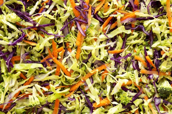 Yapımı Çiğ Brokoli Salatası Arka Planı — Stok fotoğraf