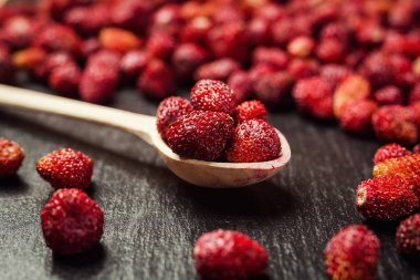 Taze toplanmış çileklerin geçmişi