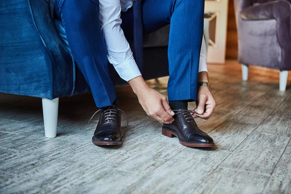 businessman clothes shoes, man getting ready for work,groom morning before wedding ceremony. Men Fashion