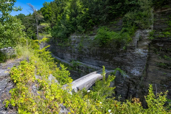 Parque Estatal de Letchworth: Lower Falls — Foto de Stock