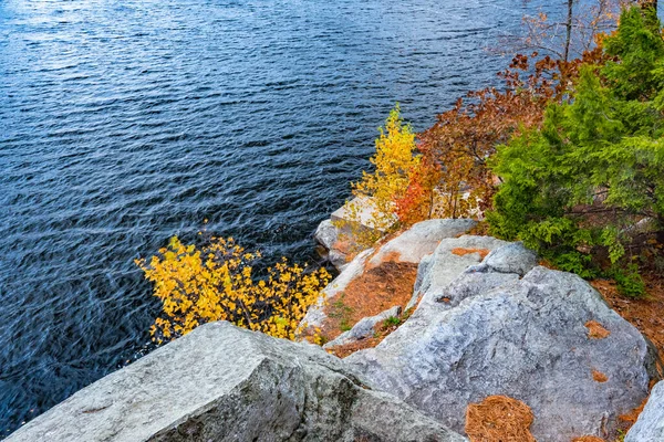 Podzim u jezera Minnewaska — Stock fotografie