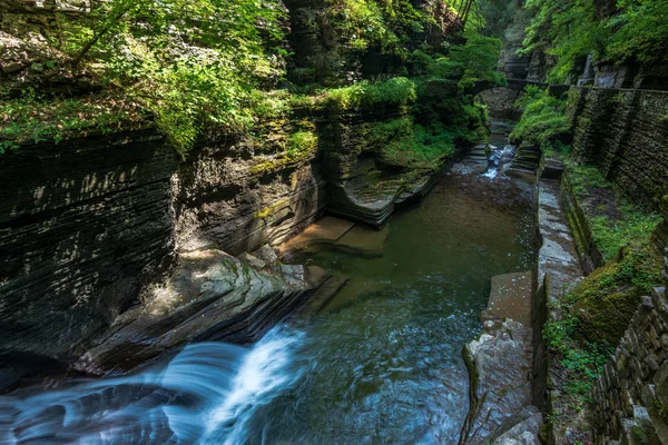 Robert H. Treman State Park: Gorge Trail — Stock fotografie