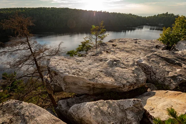 Jezioro Minnewaska — Zdjęcie stockowe