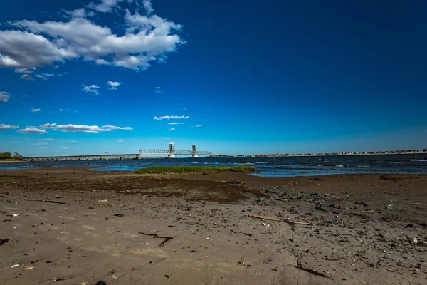 Vista Del Marine Parkway Puente Conmemorativo Gil Hodges Desde Camino — Foto de Stock