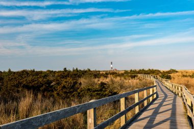 Fire Island Deniz Feneri, Robert Moses Eyalet Parkı, New York, Usa
