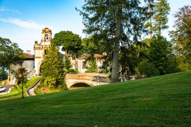 Centerport, New York, Usa - 6 Ekim 2017: The Vanderbilt Mansion, Long Island, Ny. William K. Vanderbilt Ii 'nin sahibi olduğu Eagles Nest olarak bilinen Gold Coast Mansion, günümüzde bir müze ve planetaryum..