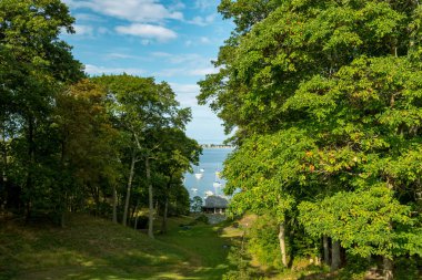 Merkez Nokta, Ny 'deki Northport Körfezi' ne bak; Long Island, Nassau County