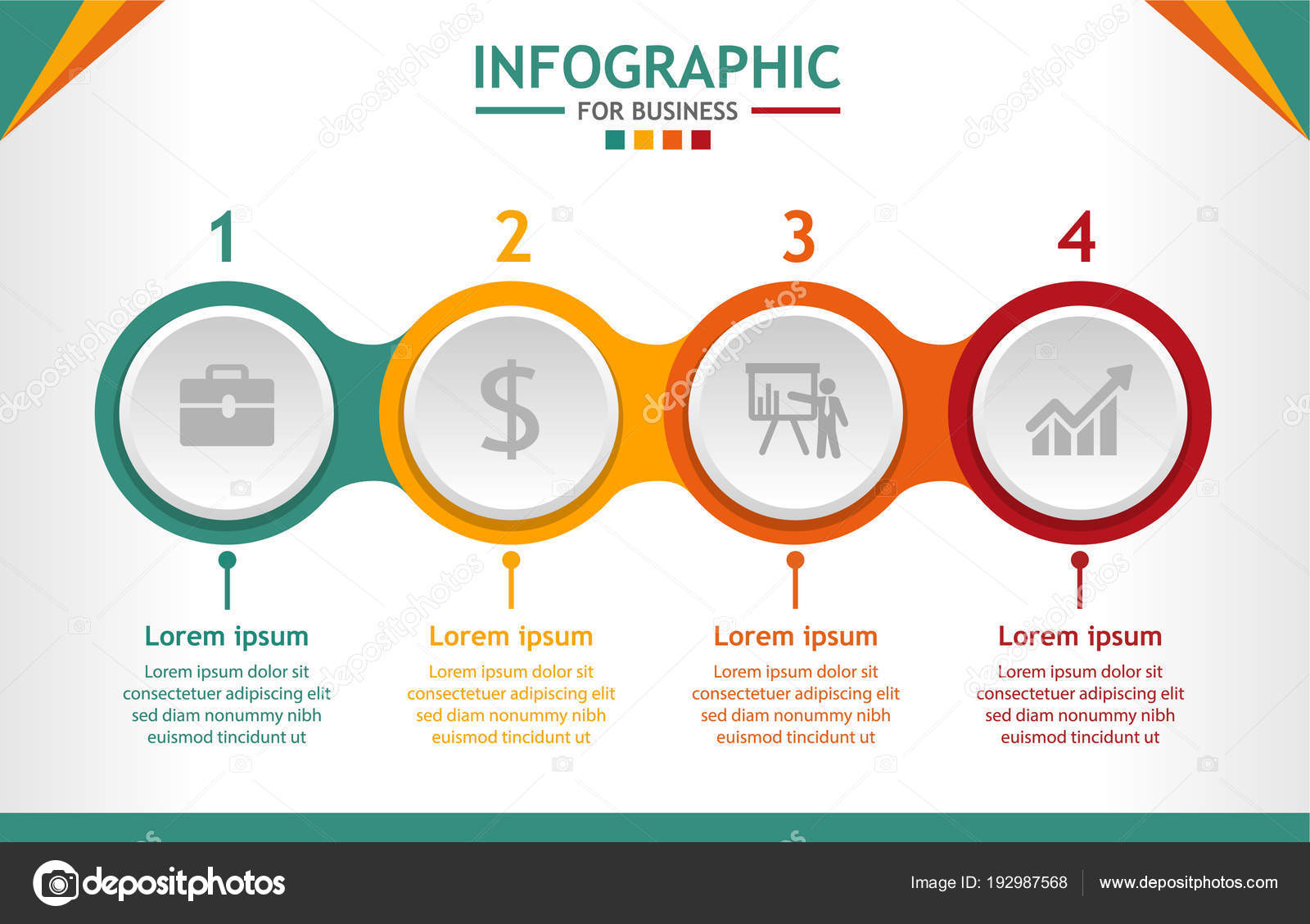 Chart Infographic Vector
