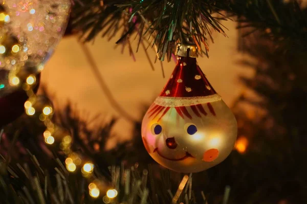 Weihnachtskugeln Weihnachtsbaum — Stockfoto