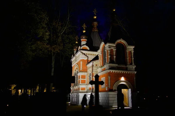 Православная Церковь Кладбище Улице Липовой Люблине — стоковое фото