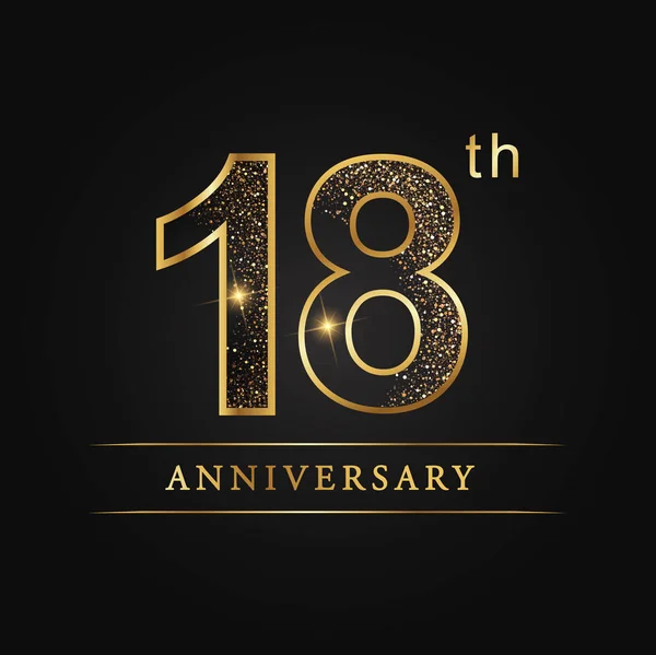 Anniversario Aniversario Anni Anniversario Celebrazione Logotipo Logo Del Anniversario — Vettoriale Stock