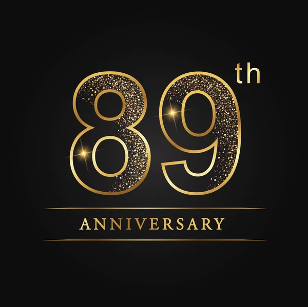 anniversary, aniversary, 89 anniversary celebration logotype. 89th anniversary logo.