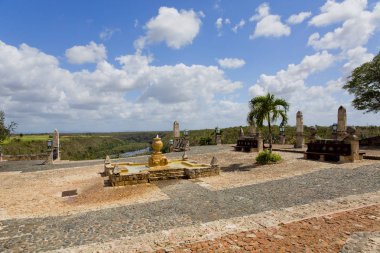 Eski Dominik Cumhuriyeti Altos de Chavon köyde